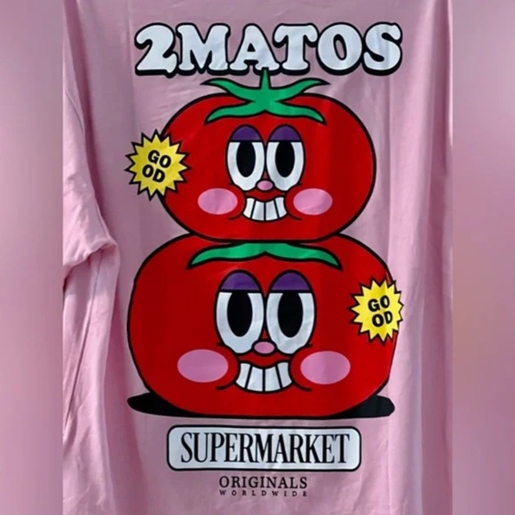 NWOT Jack & Jones Pink Graphic Tee Medium Mens / Unisex - Picture 6 of 9